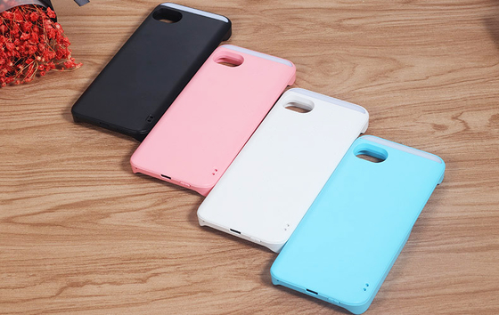 Colorful Flashlight Phone Case Rechargeable Selfie Flash Light Case CE / ROSH / FCC
